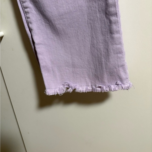 LOFT Lilac Cropped Jeans with Frayed Hem size 26/2 - Picture 7 of 8